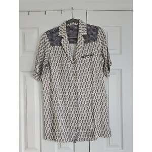 Faherty Paradise Point Linen Dress - Summer Pearl Blossom Extra Small Womens